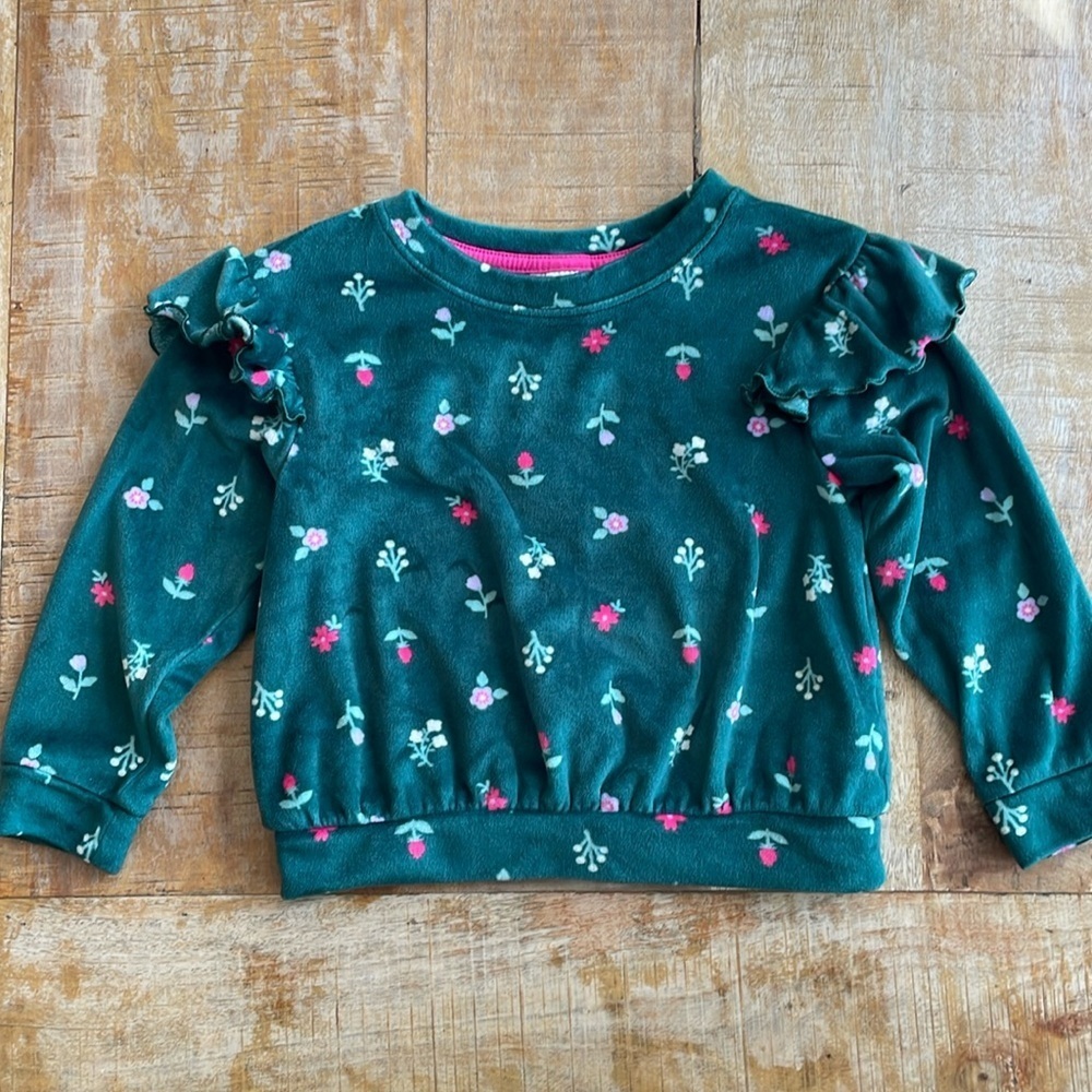 Cat & Jack girls floral top 4t